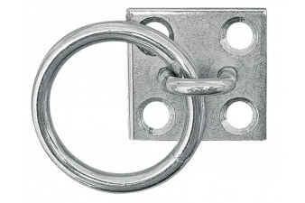 Obrázok pre Vázací kroužek do stáje s platem 55 mm na 4 šrouby nebo vruty