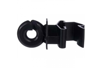 Obrázok pre Kruhový izolátor vhodný pro T-sloupek černý, balení 25 ks