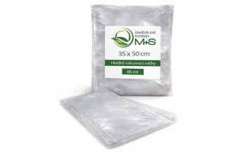 Obrázok pre Hladké vakuovací sáčky M+S 35 x 50 cm síla 85 mi profi 100 ks do komorové vakuovačky