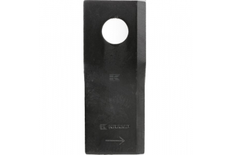 Obrázok pre Nůž rotační sekačky rotace vlevo 115 x 48 x 4 mm otvor 19 mm na žací stroje Claas