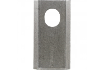 Obrázok pre Nůž rotační sekačky JF Stoll rotace vlevo / vpravo 93 x 50 x 4 mm otvor ovál 24 x 20 mm