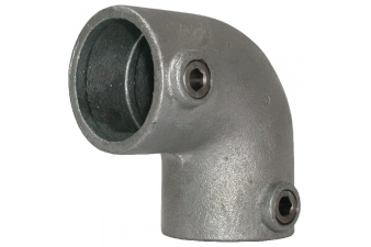 Obrázok pre Úhlová trubková spojka koleno 90° průměr A 48 mm 1 1/2