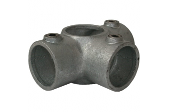 Obrázok pre Stájová trubková rohová spojka čtyřcestná 90° 176-D průměr A 48 mm 1 1/2
