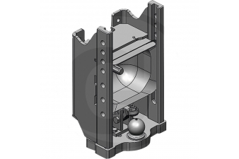 Obrázok pre K80 konzola závěsu Scharmüller 330 × 32 × 25 mm, nosnost 4000 kg