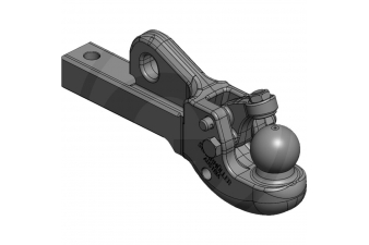 Obrázok pre K80 vložka Scharmüller do Pick-Up Hitch Sauermann 60 × 70 mm, nosnost 3000 kg