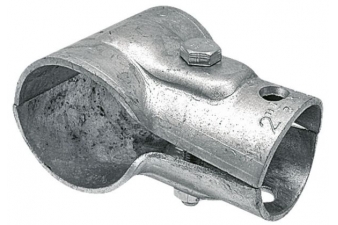 Obrázok pre Stajňová rúrková T spona dvojdielna s 1 skrutkou priemer 34 mm