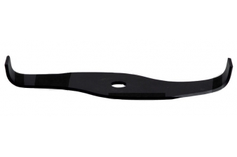 Obrázok pre Mulčovací nôž do krovinorezu 2 zuby S-forma šírka rezu 280 mm otvor 20 mm hrúbka 4 mm