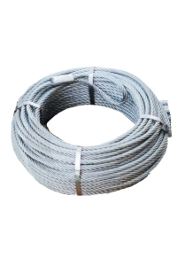 Obrázok pre Lesnícke oceľové lano priemer 11 mm 75 m na lesnej navijak s okom a HAKO