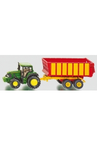 Obrázok pre Siku - traktor John Deere sa silážnym vozidlom 1:87