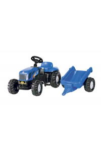 Obrázok pre Rolly Toys - šlapací traktor New Holland TVT 190 s přívěsem modelová řada Rolly Kid