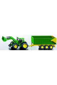 Obrázok pre Siku - traktor John Deere s čelním nakladačem a návěsem 1:87