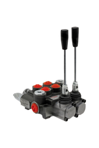 Obrázok pre Hydraulický monoblokový ventil dvojčinný P40 2x DW, A-B uzavřený, zpětná pružina