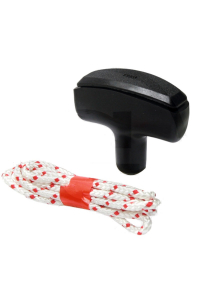 Obrázok pre Sada ručka a lanko startéru pro motory zahradní sekačky Briggs & Stratton 1 m průměr 4 mm