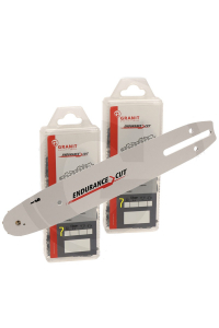 Obrázok pre Sada vodící lišta + 2 pilové řetězy ENDURANCE CUT kulaté 0,325