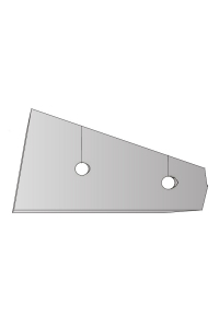 Obrázok pre Plaz zadní oboustranný Diamant na pluh Lemken, Ostroj typ DMV1 444 x 226 x 12 mm Agropa