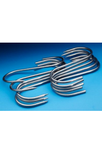 Obrázok pre Hák na maso nerez řeznický, háček na uzení 100 x 4 mm 10 ks