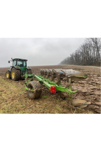 Obrázok pre Polonesený oboustranný obracecí 8-radličný pluh za traktor AGP 845P pružinové jištění