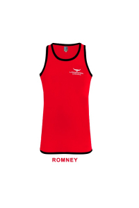 Obrázok pre Bavlněné tílko s prodloužením na zádech Longhorn velikost L barva červená Romney