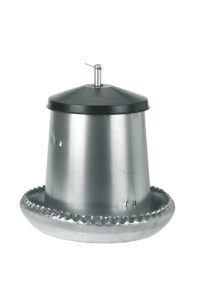 Obrázok pre Tubusové krmítko pro slepice, drůbež 5 l plechové násypné