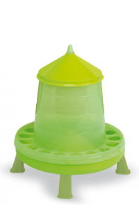 Obrázok pre Násypné krmítko tubusové pro slepice, drůbež 4 kg GAUN závěsné s nožičkami