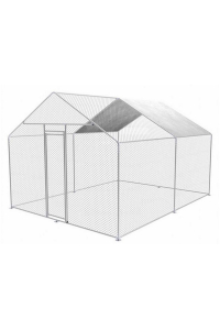 Obrázok pre Klecový mobilní výběh pro slepice, drůbež, králíky ZM 300 x 400 x 245 cm