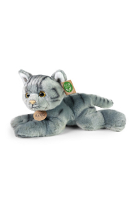 Obrázok pre Plyšová kočka šedá ležící Rappa velikost 30 cm