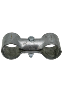 Obrázok pre Stájová sponka dvojitá s 1 šroubem průměr A 60 mm B 60 mm