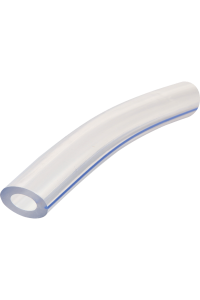 Obrázok pre PVC hadice na mléko 24 x 14 mm transparentní modrý proužek metráž
