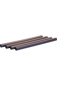 Obrázok pre Gumové vzduchové hadičky podtlakové k pulzátoru dojení 13 x 7 x 180 mm oranžový pruh 4 ks