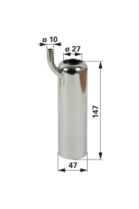 Obrázok pre Strukové pouzdro nerezové vnitřní průměr 27 mm délka 147 mm pro GEA-Westfalia síla 2,5 mm