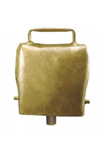 Obrázok pre Pastevní kravský zvon, zvonec pro skot plechový pastevní rovný 100 mm