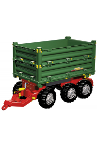 Obrázok pre Rolly Toys - třístranný vozík za šlapací traktory a nakladače zelený