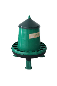 Obrázok pre EKO násypné krmítko pro slepice, drůbež 2 kg GAUN s nožičkami z recyklovaného plastu