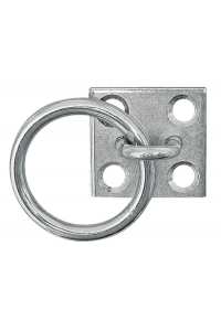 Obrázok pre Vázací kroužek do stáje s platem 55 mm na 4 šrouby nebo vruty