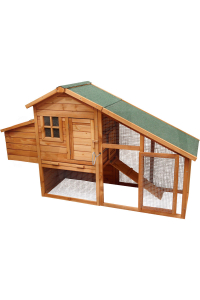 Obrázok pre Patrový kurník pro slepice s výběhem a kukaní, dřevěný kurník pro 3–5 slepic