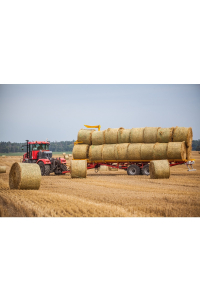 Obrázok pre Samonakládací vůz na kulaté balíky Kobzarenko PT 24 za traktor, elektroovládání