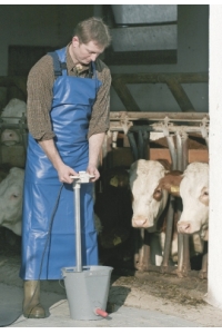 Obrázok pre Zástera pre dojiča TOP L 100 x 125 cm modrá