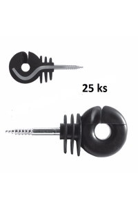 Obrázok pre Kruhový izolátor Strong s vrutom 6 mm a vnútornou výstuhou pre elektrický ohradník
