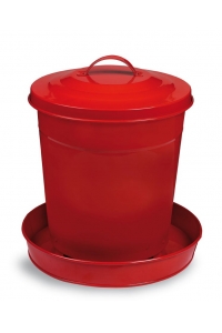Obrázok pre Násypné krmítko na 6 kg Gaun pre hydinu plechové farbené