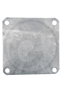 Obrázok pre Slepá príruba 4 ", 5", 6 "pre posúvač zinkovaná rozteč dier 150 x 150 mm
