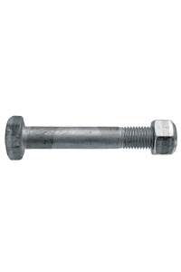 Obrázok pre Skrutka s maticou k mulčovači vhodný pre Berti, Müthing M16 x 2 x 100 mm