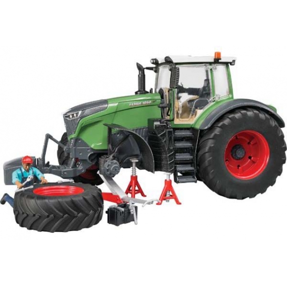 Obrázok pre Bruder - traktor - Fendt 1050 Vario s mechanikom a vybavením dielne