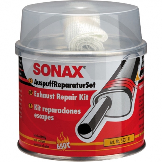 Obrázok pre SONAX opravná sada na výfuky 200 g - tesniaca pasta a páska na výfuky