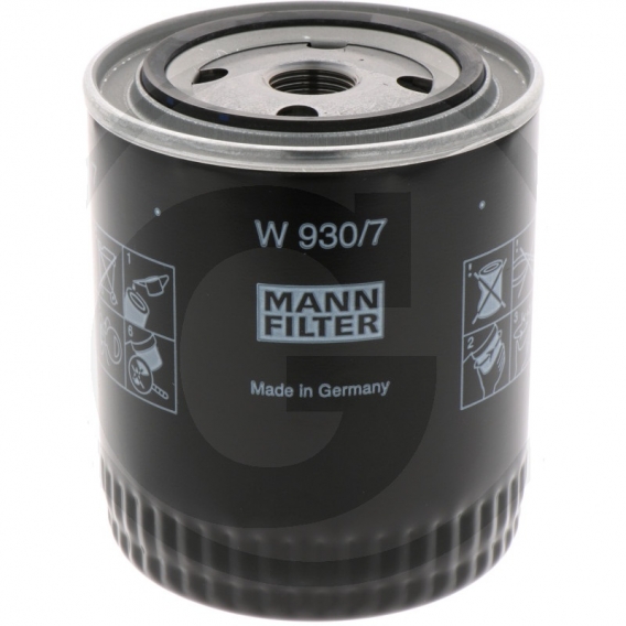 Obrázok pre MANN FILTER W930 / 7 filter motorového oleja vhodný pre Case IH