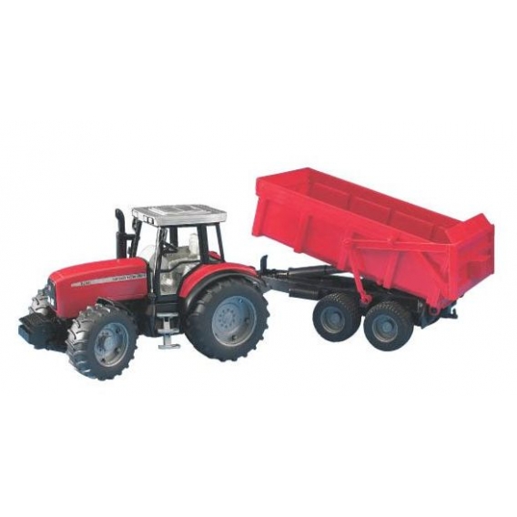 Obrázok pre Bruder - traktor - Massey Ferguson 7480 so sklápacím prívesom