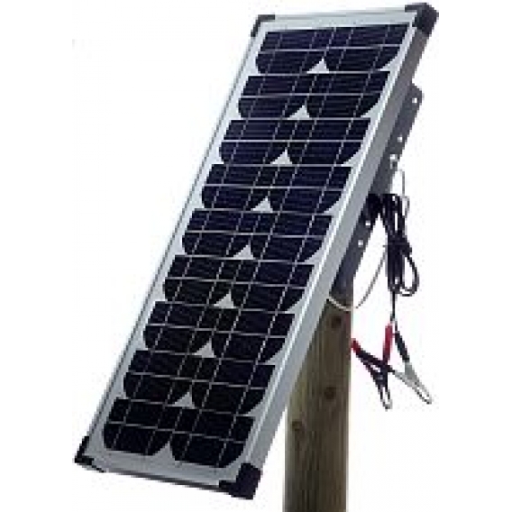 Obrázok pre Solárny panel OLLI 20W pre batériové zdroje elektrických ohradníkov
