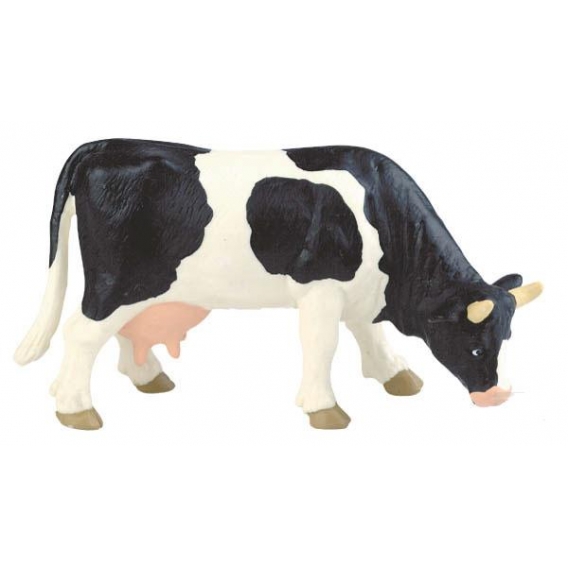 Obrázok pre Bullyland - figúrka čiernobiela krava pasúce sa