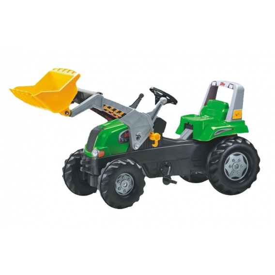 Obrázok pre Rolly Toys - šliapací traktor s čelným nakladačom RT zelený modelový rad Rolly Junior