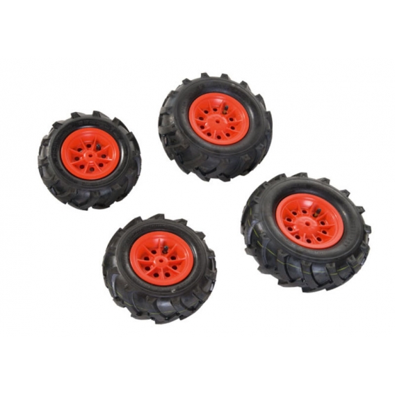 Obrázok pre Rolly Toys - pneumatiky plnené vzduchom červené pre rollyFarmtrac