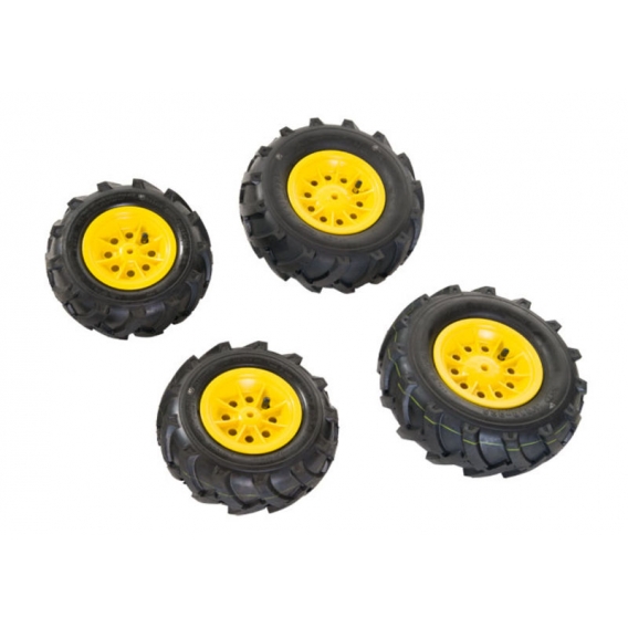 Obrázok pre Rolly Toys - pneumatiky plnené vzduchom žlté pre rollyFarmtrac